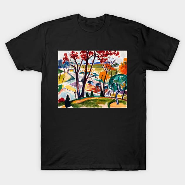 vintage nature painting T-Shirt by MOMOTP